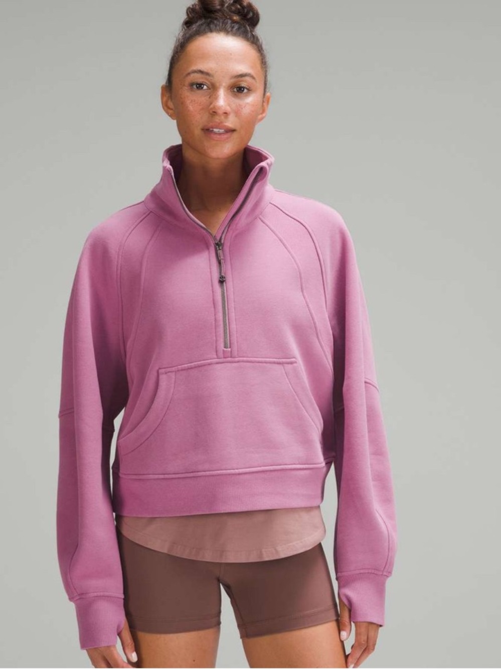 Lululemon Scuba Oversized Funnel Neck Half Zip